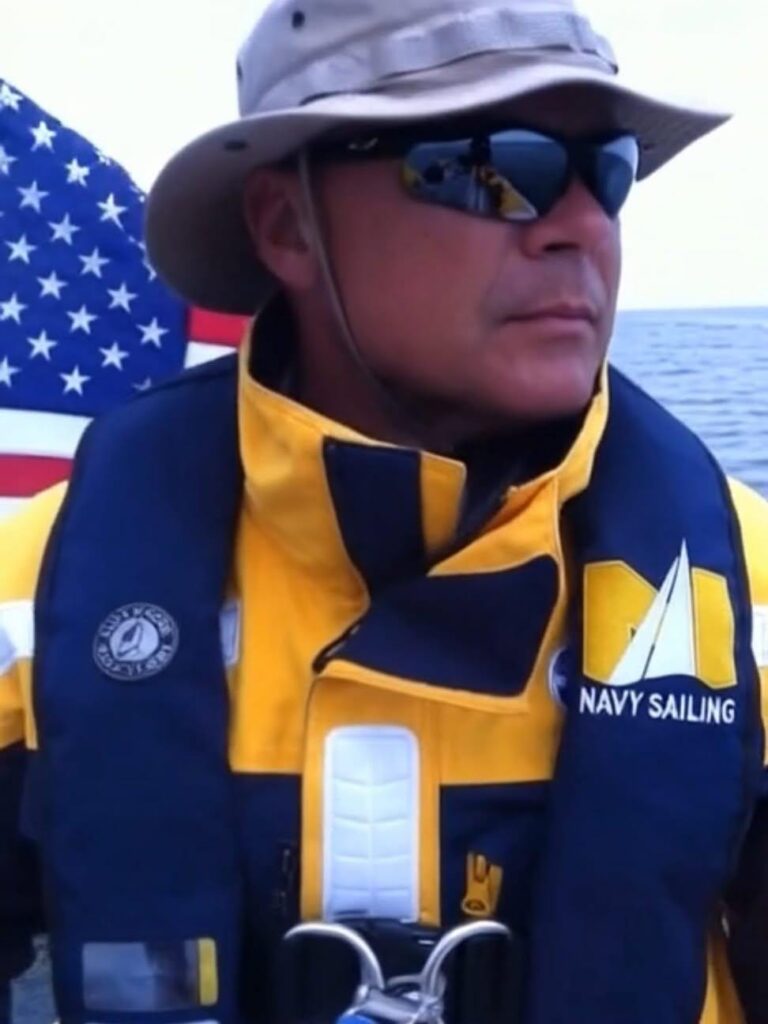 Alexander Penalta Navy sailing attorney portrait - The Penalta Law Firm Alexander Penalta, Chief Litigation Attorney. Navy sailing