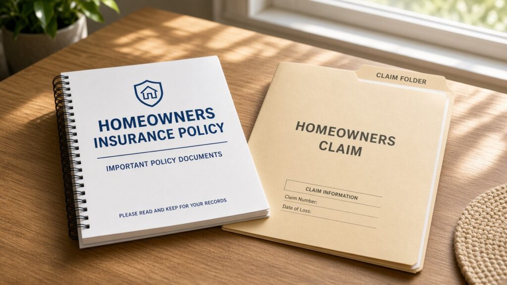 Insurance policy documents reviewed on a desk with Florida sunlight - The Penalta Law Firm Insurance policy documents reviewed on a desk with Florida sunlight