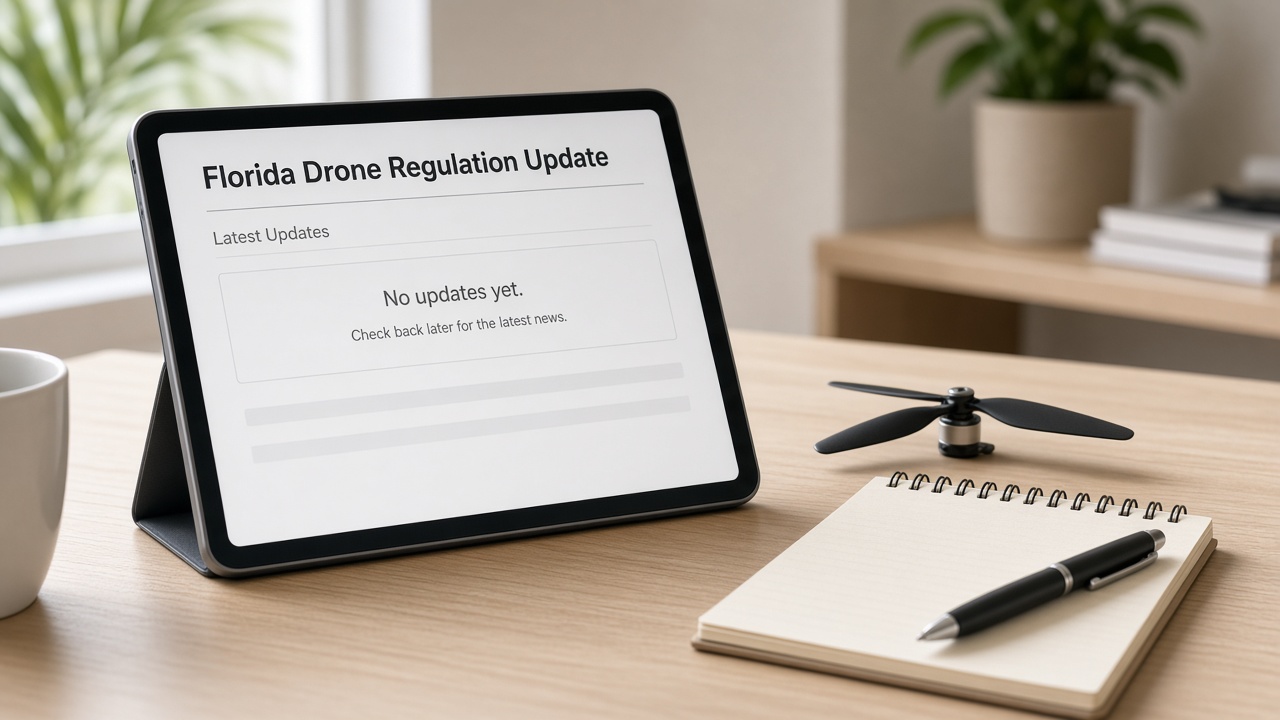Florida drone reg update desk