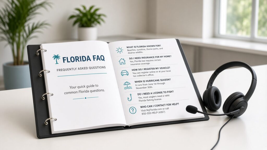 Florida faq reception desk