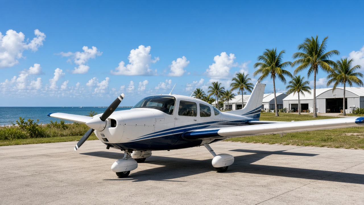 Florida general aviation aircraft on an airport apron for aviation counsel