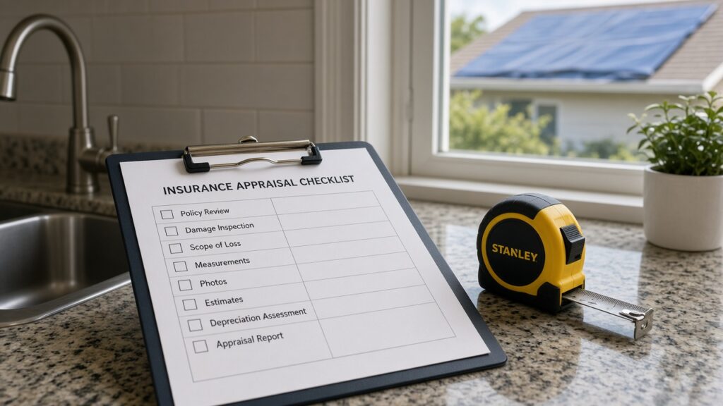 Florida insurance appraisal clipboard - The Penalta Law Firm Florida insurance appraisal clipboard and claim notes for policy counsel