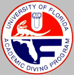 University of Florida Academic Diving Program logo - Alexander Penalta was Assistant Director